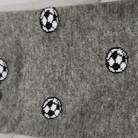 3 pair of new Men's J. Crew socks with soccer balls, Watermelon slices and Flags - Picture 3 of 11